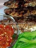 Kembung bakar sambal terasi