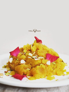 A picture of Moong Daal Halwa.