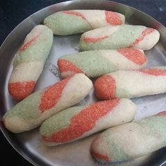 A picture of Tricolour Coconut Rolls.