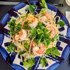 A picture of Summer Shrimp Linguine.