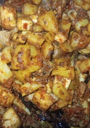 Foto resep Sambal goreng kentang ati ampela ayam tahu