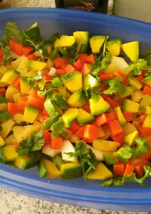 Una foto de Ensalada Multicolor