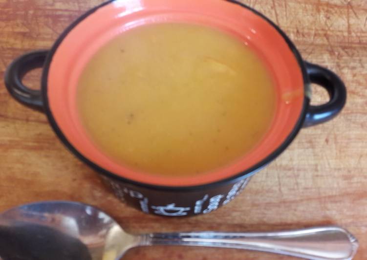 My carrot and coriander soup