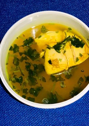 A picture of Classic Chicken soup.