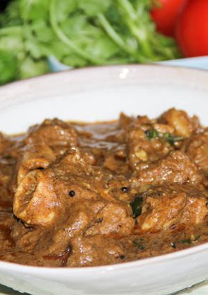 A picture of 30-minute Restaurant Style North Indian Mutton Curry.