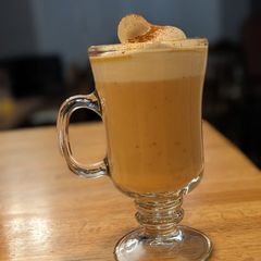 A picture of Pumpin Spice Latte (PSL).