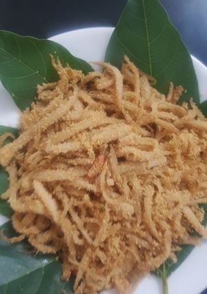 Hình của món Nem chạo chay.