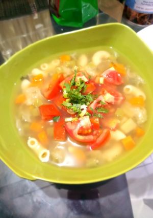 Foto resep Sop Makaroni