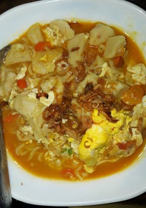 Foto resep Mie kuah pedas