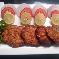 A picture of Chapli Kabab.