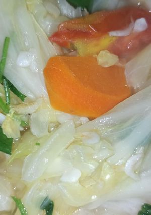 Foto resep Tumis kubis sederhana