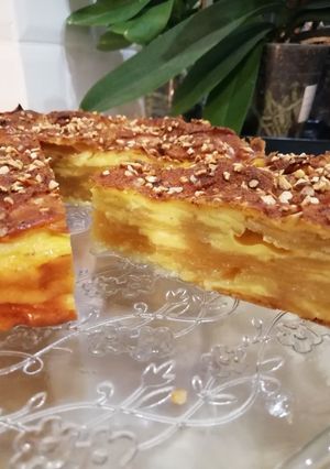 Une photo de Mille feuilles de pommes healthy 🍎