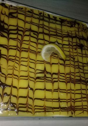 صورة لوصفة كيكة بذوق القارس مشربة 🍋🍋🍋🍋🍋🍋🍋