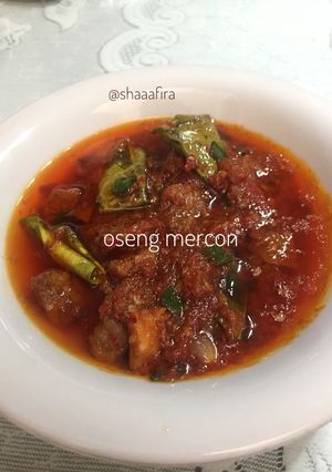 Foto resep Oseng Mercon