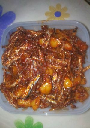 Foto resep Sambel teri kentang