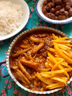 عکسی از دستور خورش کنگر