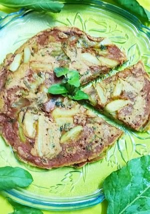 स्पेनिश ऑमलेट विद इंडियन ट्विस्ट रेसिपी मुख्य फोटो