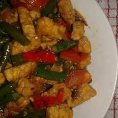 Tumis tempe kacang panjang রেসিপির প্রধান ছবি