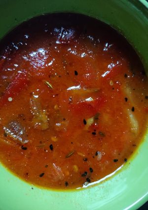 টমেটো খেজুরের চাটনি (tomato khejur chutney recipe in Bengali) রেসিপির প্রধান ছবি