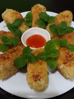 Hình của món Chả khoai tây chiên xù.