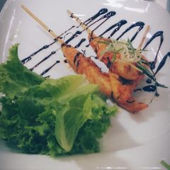 A picture of Veg Kababs.