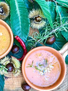 Foto di Vellutata di zucca e castagne al Profumo di rosmarino