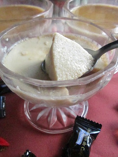 Una foto de Flan de caramelos de café sin azúcar