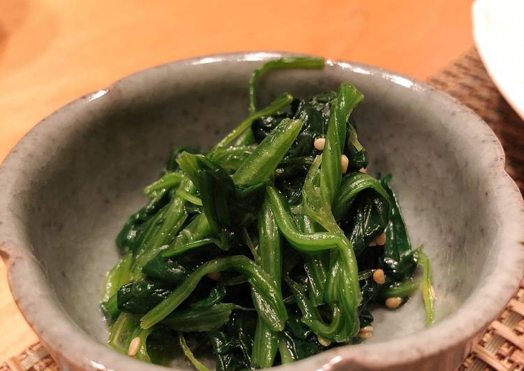 Korean Spinach Namul