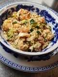 Risotto con seppie e gamberoni