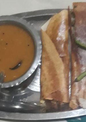 डोसा (dosa recipe in Hindi) रेसिपी मुख्य फोटो
