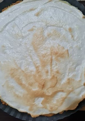Una foto de Pie de limón con masa de galletas