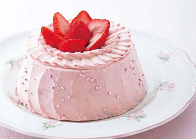 東販小食堂 粉紅百褶蛋糕 食譜成品照片