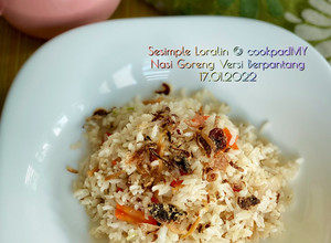 Gambar Menu Berpantang: Nasi Goreng Bawang Goreng (Newborn with Jaundice)
