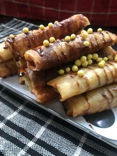 Foto resep Lumpia pisang keju