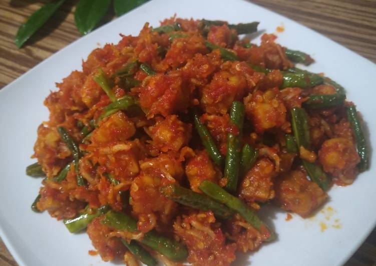 Bagaimana Membuat Sambal tempe teri kacang panjang, Menggugah Selera
