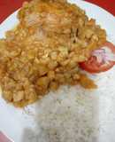 Carapulcra de pollo