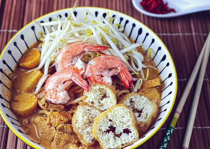 Resep Curry Mee / Curry Laksa Chinese Style, Lezat Sekali