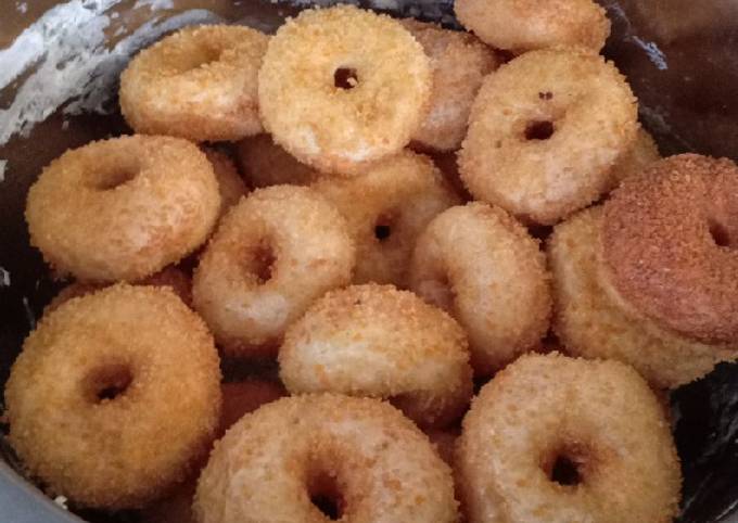 Donat crispy lembut di dalam