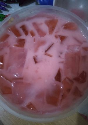 Foto resep Es Agar-agar Kelapa