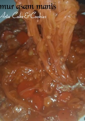 Foto resep Jamur asam manis