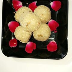 Khoya seasame ladoo A picture of Khoya seasame ladoo.