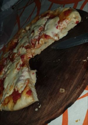 Una foto de Pizza casera