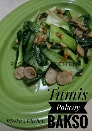 Foto resep Tumis Pakcoy Bakso #BikinRamadanBerkesan