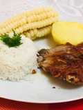 Cuy frito hecho en casa