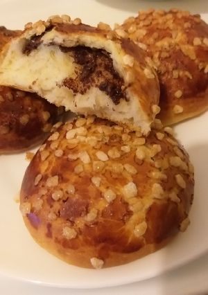 Une photo de Beignets Nutella au four