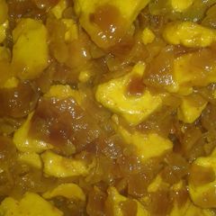 A picture of Paneer pyaaza.