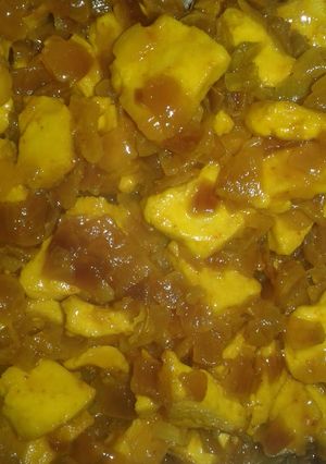 A picture of Paneer pyaaza.