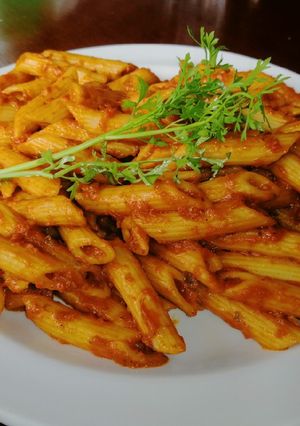 صورة لوصفة باستا صوص احمر