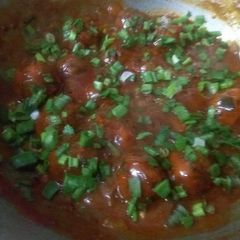 A picture of Spicy Veg manchurian.