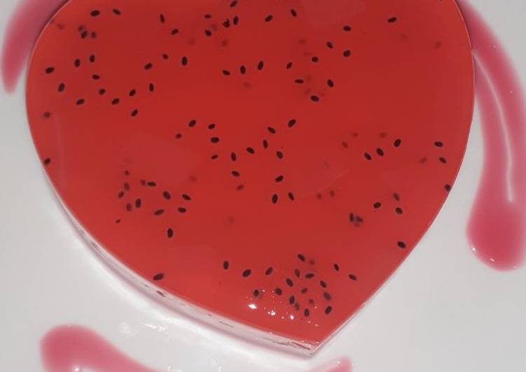 Bagaimana Menyiapkan Puding kaca nata de coco yang Lezat